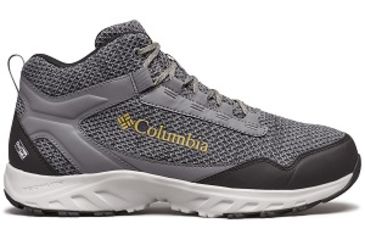 Image of Columbia Irrigon Trail Mid Knit Outdry Boots - Mens, Ti Grey Steel/Antique Moss, Medium, 9.5, 1831941033-9.5