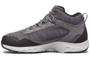 Image of Columbia Irrigon Trail Mid Knit Outdry Boots - Mens, Ti Grey Steel/Antique Moss, Medium, 9.5, 1831941033-9.5