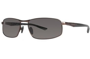 Image of Columbia JET STREAM 300 Sunglasses - Frame Shiny Brown/Black, Lens Color Grey, Size 63/17mm CBJETSTRM30004