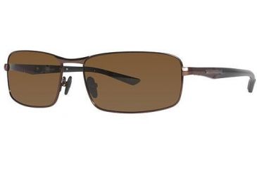 Image of Columbia JET STREAM 400 Sunglasses - Frame Dark Brown/Black, Lens Color Brown, Size 64/17mm CBJETSTRM40003