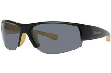 Image of Columbia Kipp Sunglasses - Frame Matte black/matte cyber yellow, Size 70/15mm CBKIPPPZ04