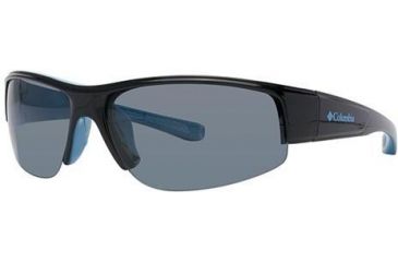 Image of Columbia Kipp Sunglasses - Frame Shiny Black/Oxide Blue, Size 70/15mm CBKIPPPZ01