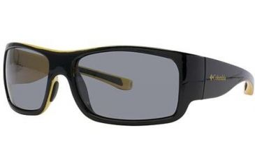 Image of Columbia Kruzer Sunglasses - Frame Black/Cyber Yellow, Size 60/16mm CBKRUZERPZ03