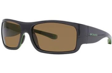 Image of Columbia Kruzer Sunglasses - Frame Grappa/Meadow Green, Size 60/16mm CBKRUZERPZ02