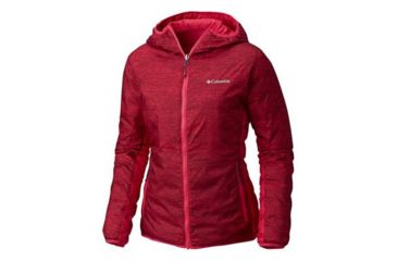 Image of Columbia Lake 22 Reversible Hooded Jacket, Cactus Pink Heather Print, XL - Womens, 1799291612-XL