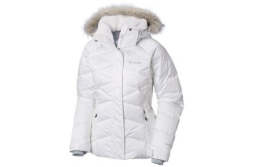 Image of Columbia Lay D Down II Jacket, White, XL - Womens, 1798441100-XL