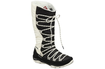 Image of Columbia Loveland Omni-Heat Winter Boot - Women's-Black/Sea Salt-Medium-10