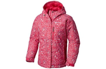 Image of Columbia Magic Mile Jacket - Girls, Cactus Pink Floral Print, 4T, 1753942612-4T