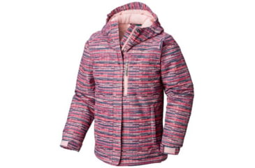 Image of Columbia Magic Mile Jacket - Girls, Rosewater Digi Lines Print, Extra Large, 1753941686-XL