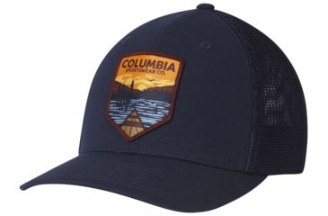 Image of Columbia Mesh Ball Cap, Collegiate Navy Water Patch, S/M, 1495921467S/M