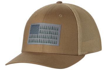 Image of Columbia Mesh Ball Cap-Delta/Tree Flag-L/XL