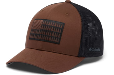 Image of Columbia Mesh Tree Flag Ball Cap, Tobacco/Black, Large/Extra Large, 1837101-256-L/XL