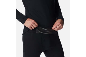 Image of Columbia Midweight Stretch Long Sleeve Top - Mens, Black, Large, 1638591-011-L