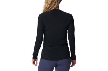 Image of Columbia Midweight Stretch Long Sleeve Top - Womens, Black, Large, 1639021-011-L