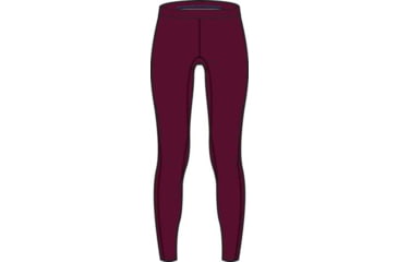 Image of Columbia Midweight Stretch Tight - Womens, Rich Wine, Extra Small, 1639031-624-XS