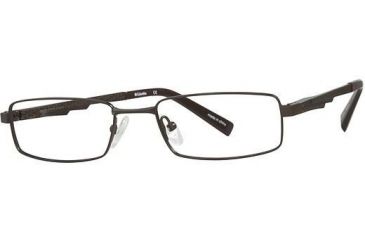 Image of Columbia Mitchell Creek Single Vision Prescription Eyeglasses - Frame Brown/Black/Blk/Brn, Size 50/16mm CBMITCHCRK02