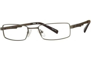 Image of Columbia Mitchell Creek Single Vision Prescription Eyeglasses - Frame Tank/Brown, Size 50/16mm CBMITCHCRK01