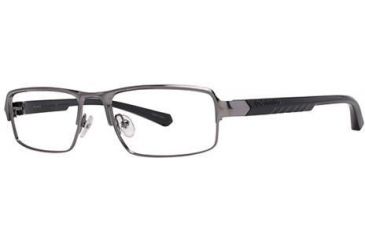 Image of Columbia Modoc Progressive Prescription Eyeglasses - Frame Matte Light Gunmetal/Black, Size 53/17mm CBMODOC01