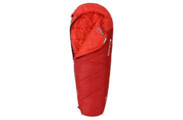 Image of Columbia Mount Tabor 10F Mummy Sleeping Bag, Red/White, Regular, 30647