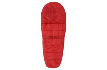 Image of Columbia Mount Tabor 10F Mummy Sleeping Bag, Red/White, Regular, 30647