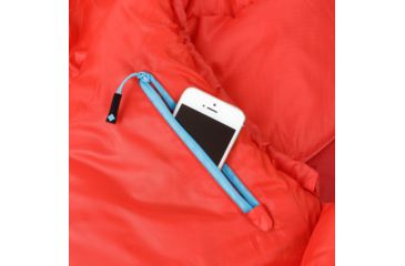 Image of Columbia Mount Tabor 10F Mummy Sleeping Bag, Red/White, Regular, 30647