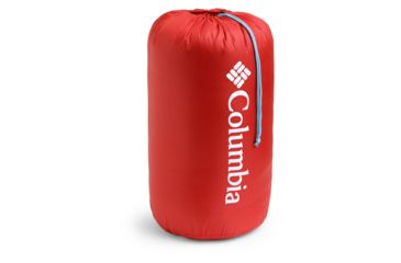 Image of Columbia Mount Tabor 10F Mummy Sleeping Bag, Red/White, Regular, 30647