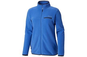 Image of Columbia Mountain Crest Full Zip Jacket - Womens, Arctic Blue, Nocturnal, Medium, 1740501446-M
