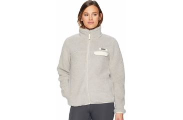 Image of Columbia Mountain Side Heavyweight Fleece FZ, Flint Grey, Light Bisque, Extra Small - Womens, 1730401027-XS