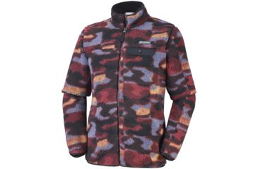 Image of Columbia Mountain Side Heavyweight Fleece FZ - Mens, Elderberry Camo, Large, 1805001522-L