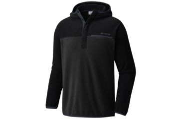 Image of Columbia Mountain Side Hooded Jacket - Men's-Black Shark/Graphite-Small