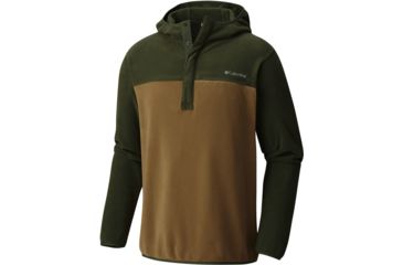 Image of Columbia Mountain Side Hooded Jacket - Men's-Trail/Surplus Green-Small