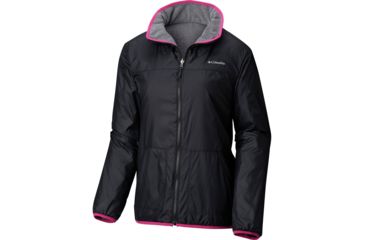 Image of Columbia Mountain Side Reversible Fleece, Black, Extra Small - Womens, 1804621010-XS
