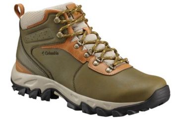 Image of Columbia Newton Ridge Plus II Waterproof Hiking Boot - Men's, Cordovan/Squash, Wide, 8.5, 1594732231-8.5