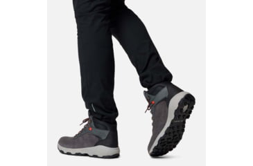 Image of Columbia Newton Wander Boots - Mens, Dark Grey/Red Quartz, 12 US, 2109441-089-12