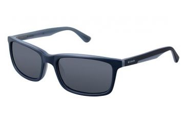 Image of Columbia NORRIS LAKE Sunglasses - Frame NAVY/LTBLUE, Lens Color Grey Silver Flash CBNORRISLK03