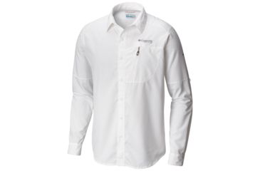Image of Columbia Northern Ground Long Sleeve Shirt - Mens, White, S 1768591100S