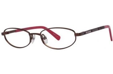 Image of Columbia Opal Storm Single Vision Prescription Eyeglasses - Frame Brown/Red, Size 46/16mm cbopalstorm01