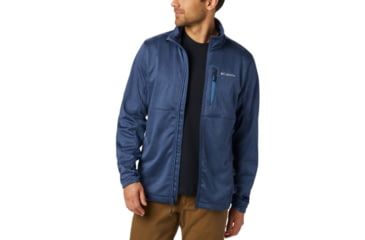 Image of Columbia Outdoor Elements Full Zip - Mens, Dark Mountain, Scout Blue, Large, 1862051478-L