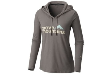 Image of Columbia Outdoor Elements Hoodie - Womens, Charcoal Heather, Large, 1804771030-L