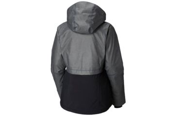 Image of Columbia OutDry Glacial Hybrid Jacket, Charcoal Heather, Black, Extra Small - Womens, 1798471030-XS