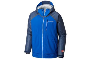 Image of Columbia OutDry Glacial Hybrid Jacket - Mens, Collegiate Navy Heather/Azul, Small, 1798641464-S