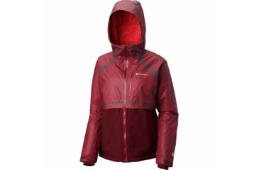 Image of Columbia OutDry Glacial Hybrid Jacket, Rich Wine Heather, Rich Wine, XL - Womens, 1798471624-XL