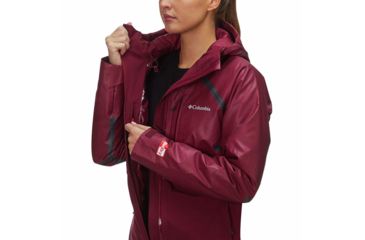 Image of Columbia OutDry Glacial Hybrid Jacket, Rich Wine Heather, Rich Wine, XL - Womens, 1798471624-XL