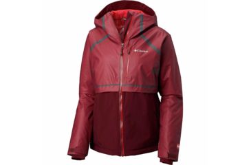 Image of Columbia OutDry Glacial Hybrid Jacket, Rich Wine Heather, Rich Wine, XL - Womens, 1798471624-XL