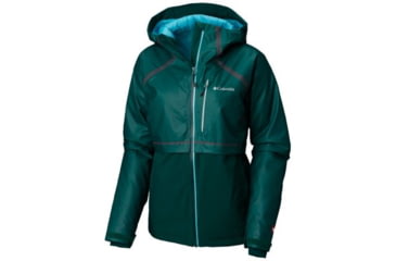 Image of Columbia OutDry Glacial Hybrid Jacket - Womens, Dark Ivy Heather, Dark Ivy, Large, 1798471398-L