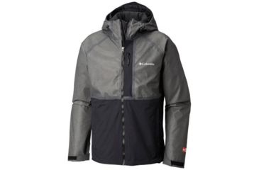 Image of Columbia OutDry Rogue Interchange Jacket - Mens, Charcoal/Charcoal Heather, Extra Large, 1798711030-XL