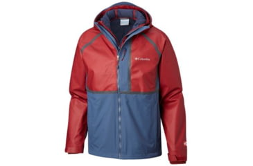 Image of Columbia OutDry Rogue Interchange Jacket - Mens, Dk Mtn, Red Element Hthr, Large, 1798711478-L