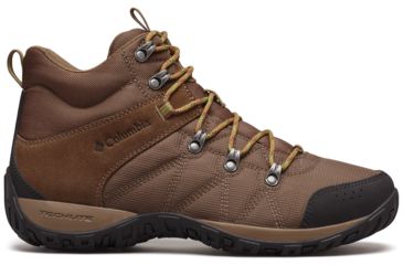 Image of Columbia Peakfreak Venture Mid LT Hiking Boots - Mens, Dark Brown/Clean Green, Medium, 8, 1718151202-8