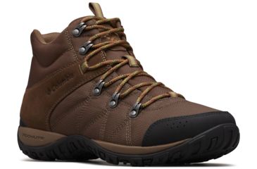 Image of Columbia Peakfreak Venture Mid LT Hiking Boots - Mens, Dark Brown/Clean Green, Medium, 8, 1718151202-8
