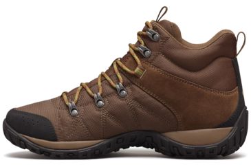 Image of Columbia Peakfreak Venture Mid LT Hiking Boots - Mens, Dark Brown/Clean Green, Medium, 8, 1718151202-8